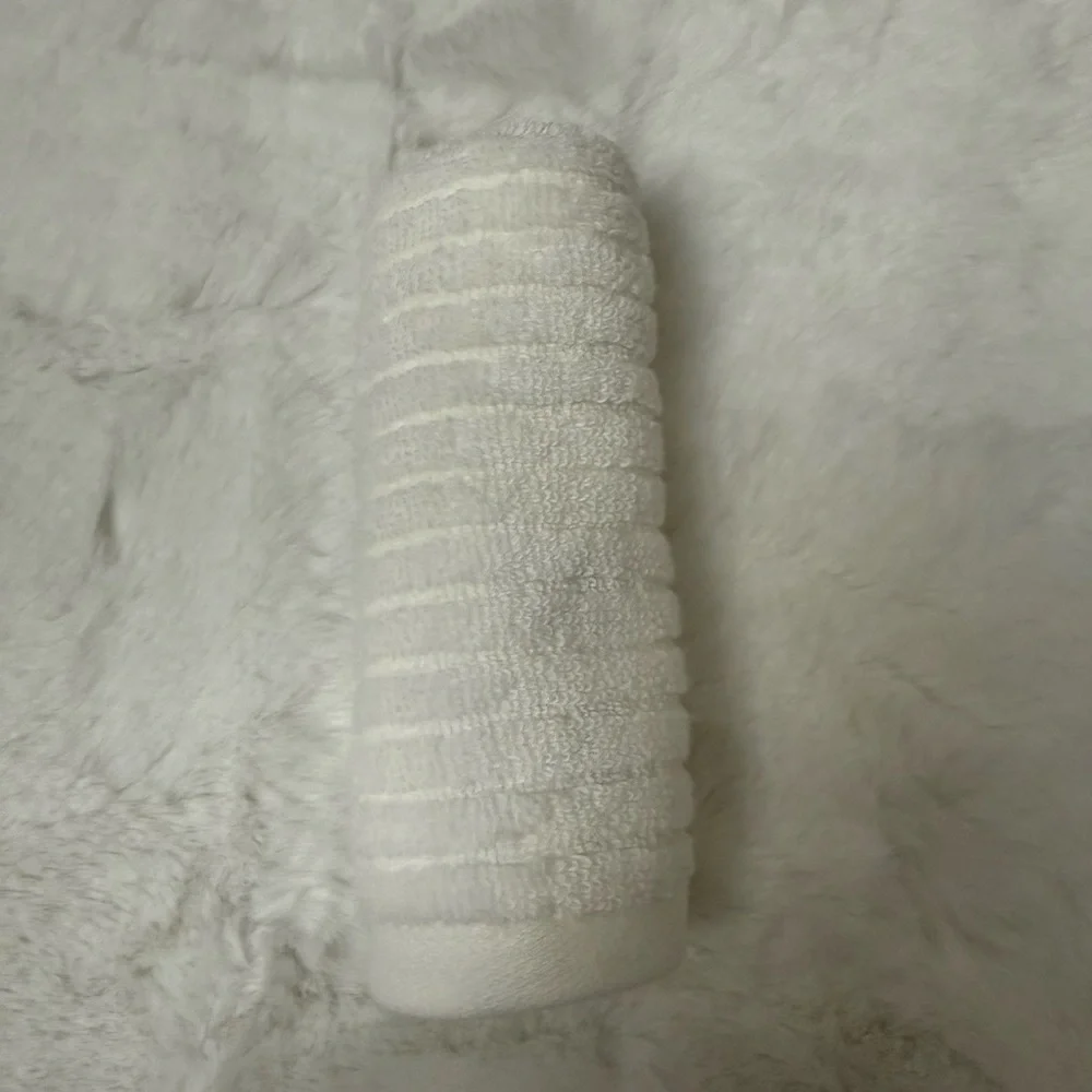 Opalhouse White Textured Ribbed Cotton Face Cloth